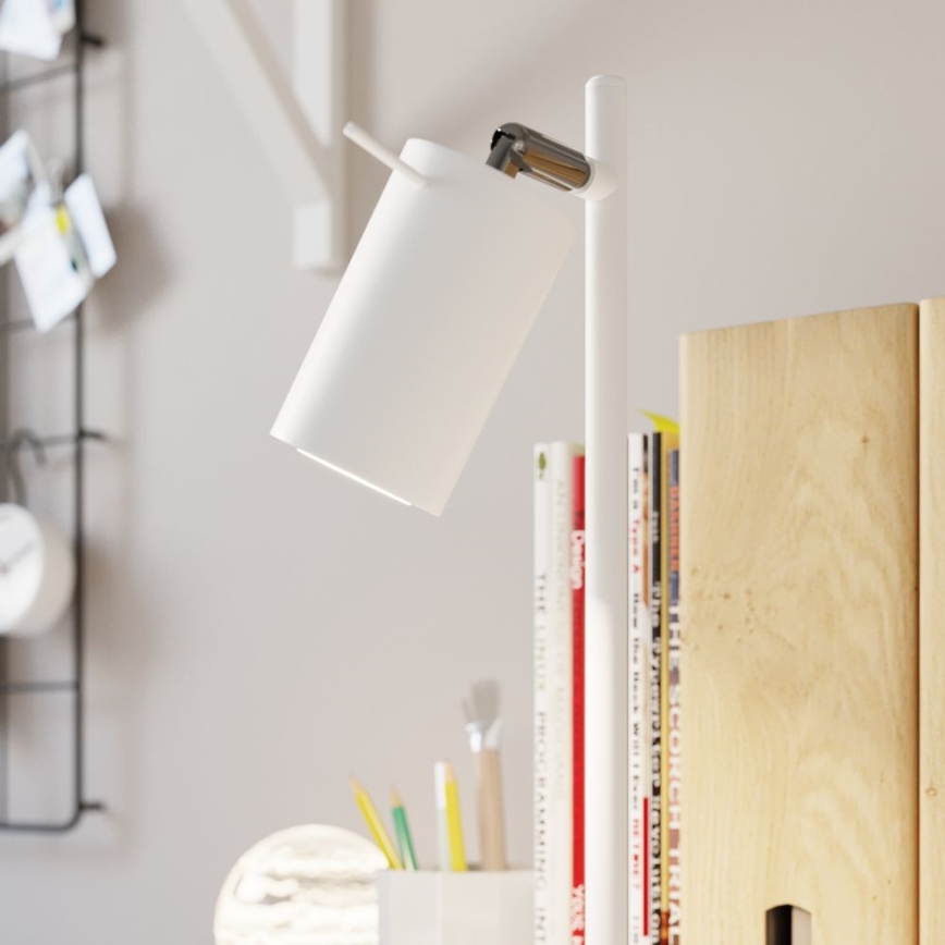 Bordslampa RING 1xGU10/10W/230V vit