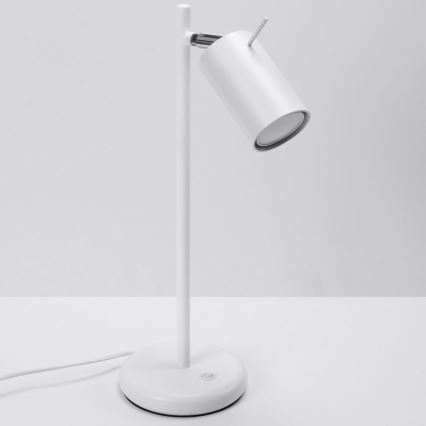 Bordslampa RING 1xGU10/10W/230V vit