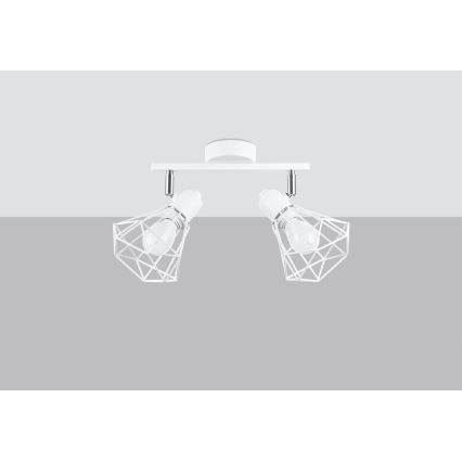 Spotlight ARTEMIS 2xE14/40W/230V vit