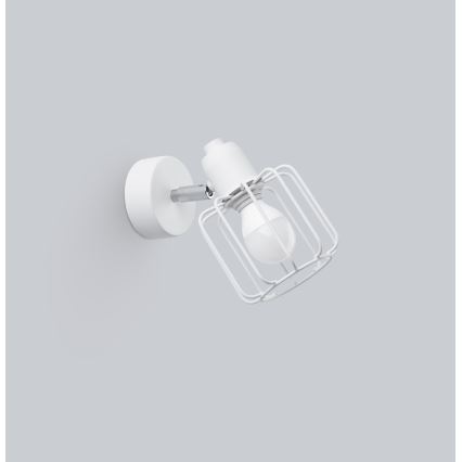 Väggspotlight BELUCI 1xE14/40W/230V vit