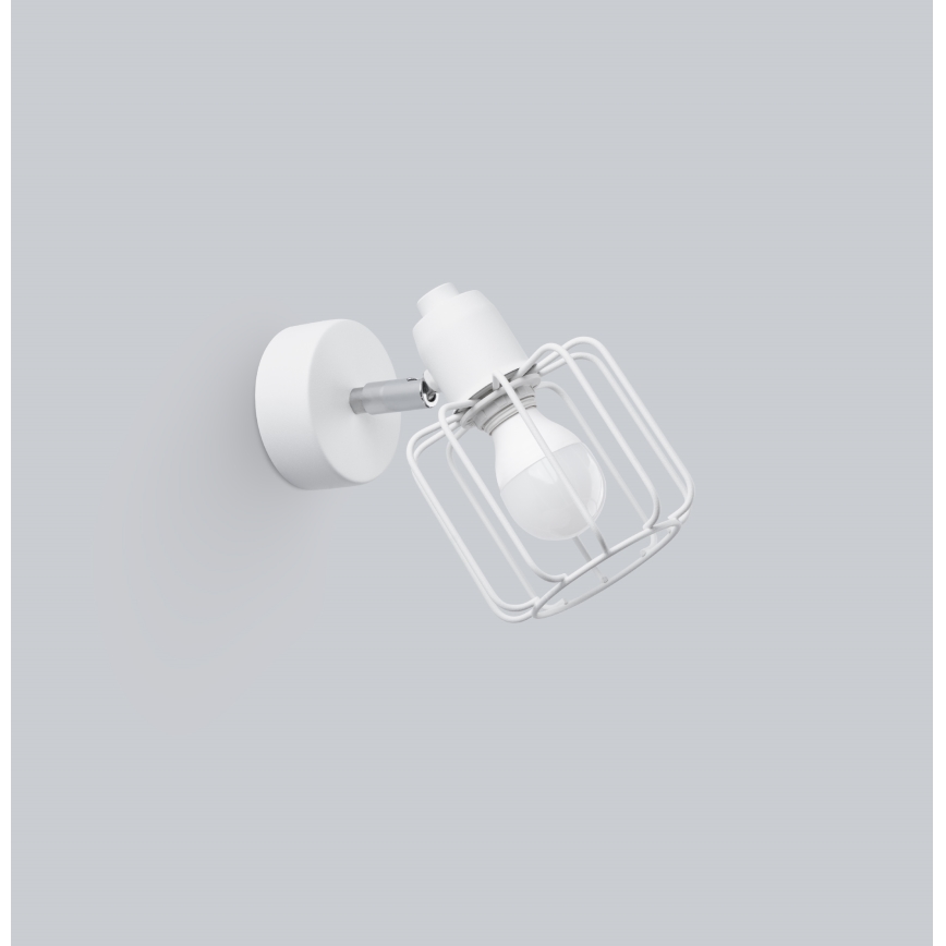 Väggspotlight BELUCI 1xE14/40W/230V vit