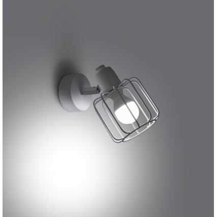 Väggspotlight BELUCI 1xE14/40W/230V vit
