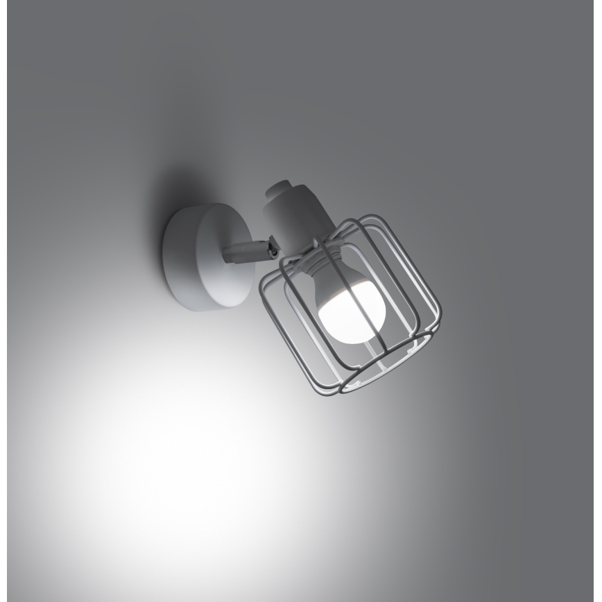 Väggspotlight BELUCI 1xE14/40W/230V vit