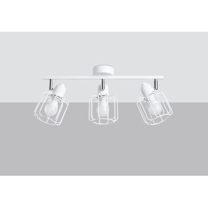 Spotlight BELUCI 3xE14/40W/230V vit