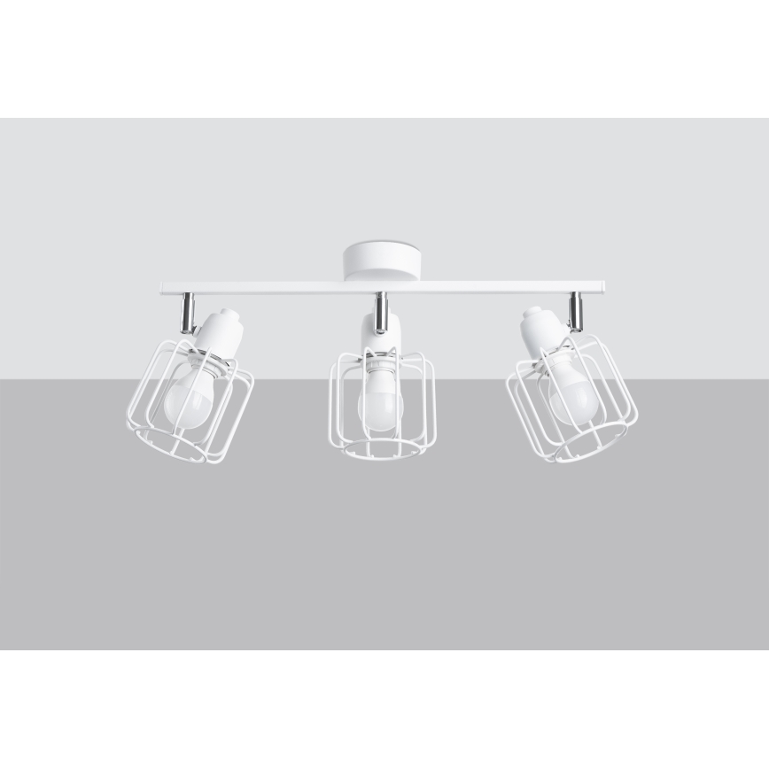 Spotlight BELUCI 3xE14/40W/230V vit