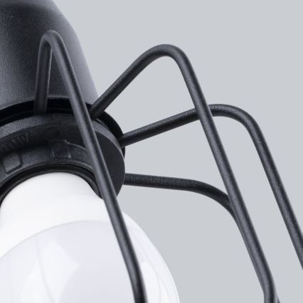 Vägglampa BELUCI 1xE14/40W/230V svart