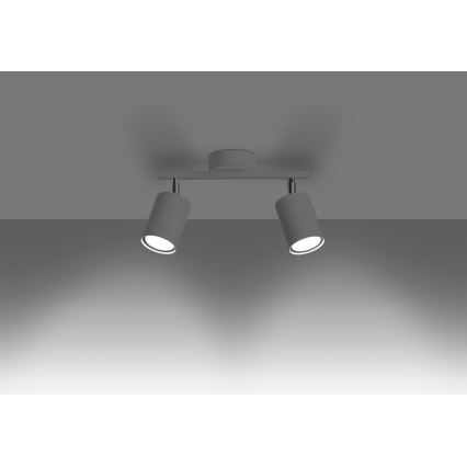 Spotlight LEMMI 2xGU10/40W/230V vit
