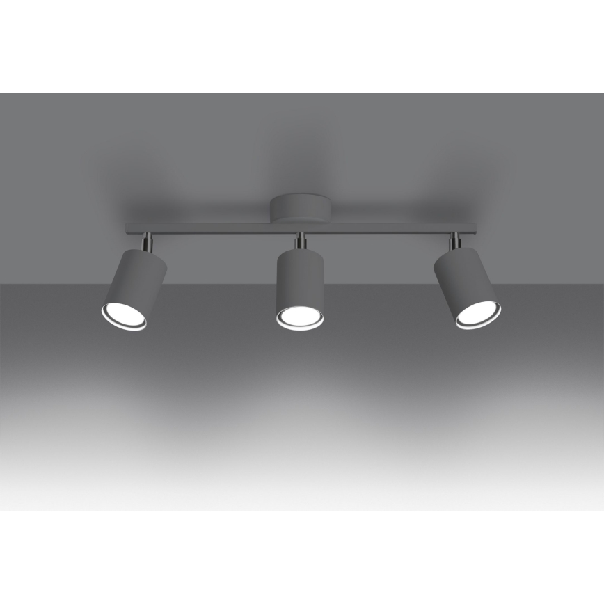 Spotlight LEMMI 3xGU10/40W/230V vit