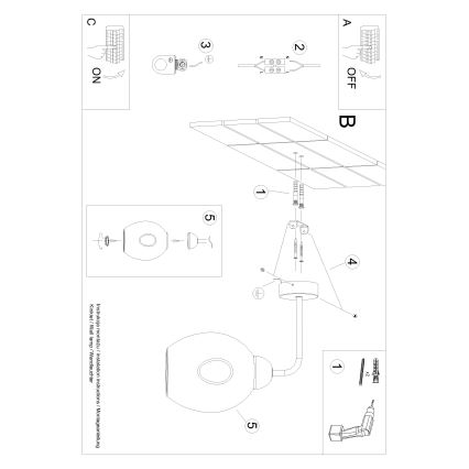 Vägglampa FILLAN 1xE27/60W/230V svart
