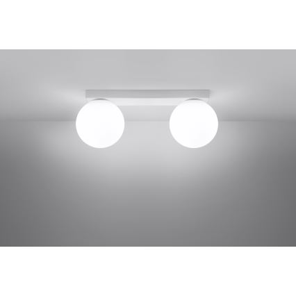 Taklampa YOLI 2xG9/12W/230V vit