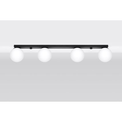 Taklampa YOLI 4xG9/12W/230V svart