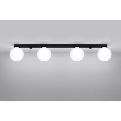 Taklampa YOLI 4xG9/12W/230V svart