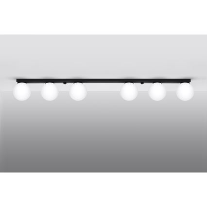 Taklampa YOLI 6xG9/12W/230V svart