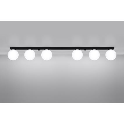 Taklampa YOLI 6xG9/12W/230V svart
