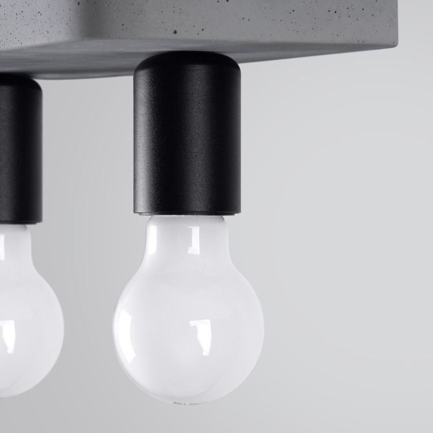 Spotlight TAVO 2xE27/15W/230V betong