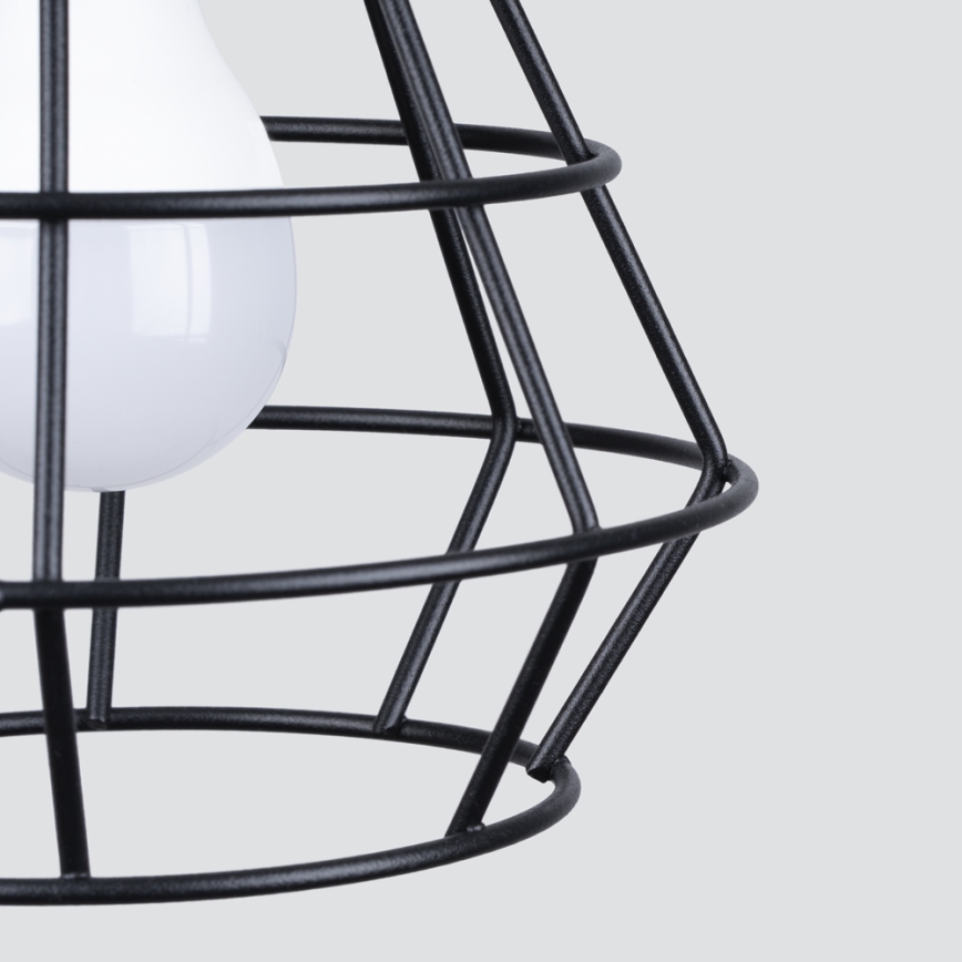 Vägglampa SUBA 1xE27/15W/230V svart