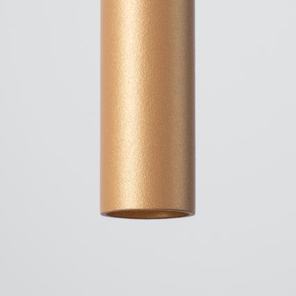 Ljuskrona med textilsladd PASTELO 1xG9/8W/230V guld