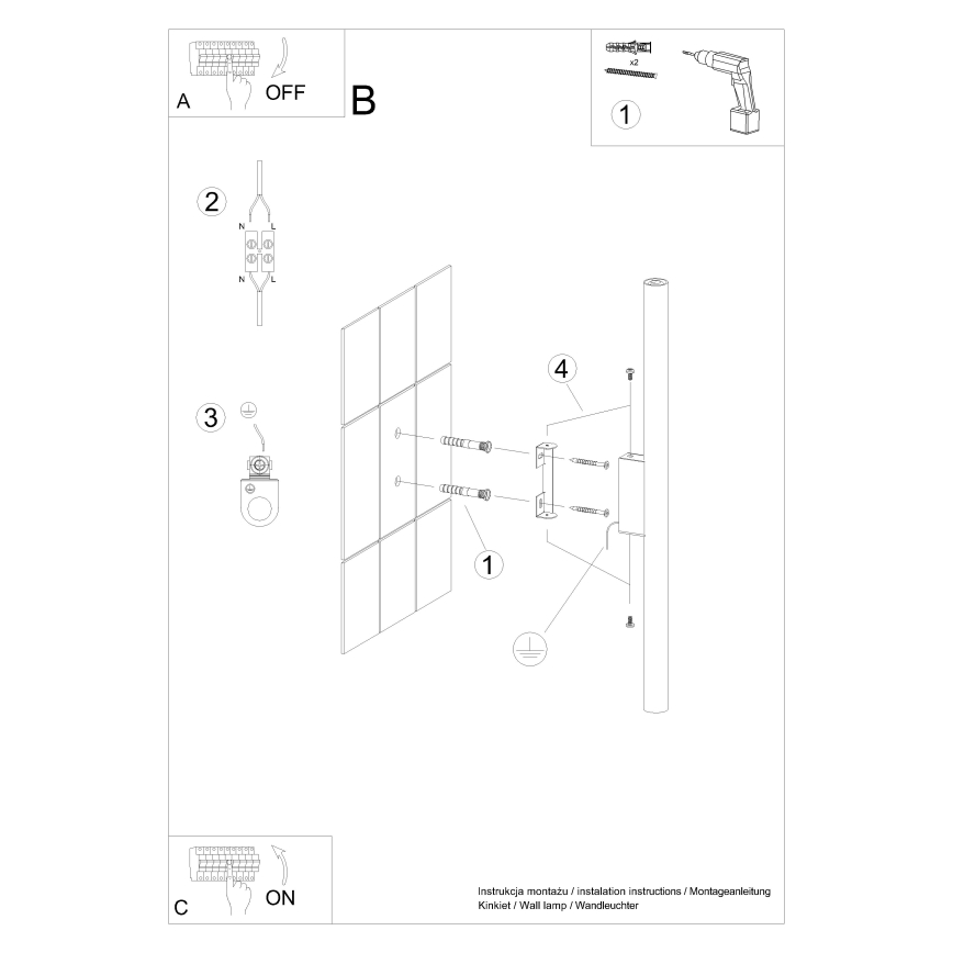 Vägglampa PASTELO 2xG9/8W/230V vit