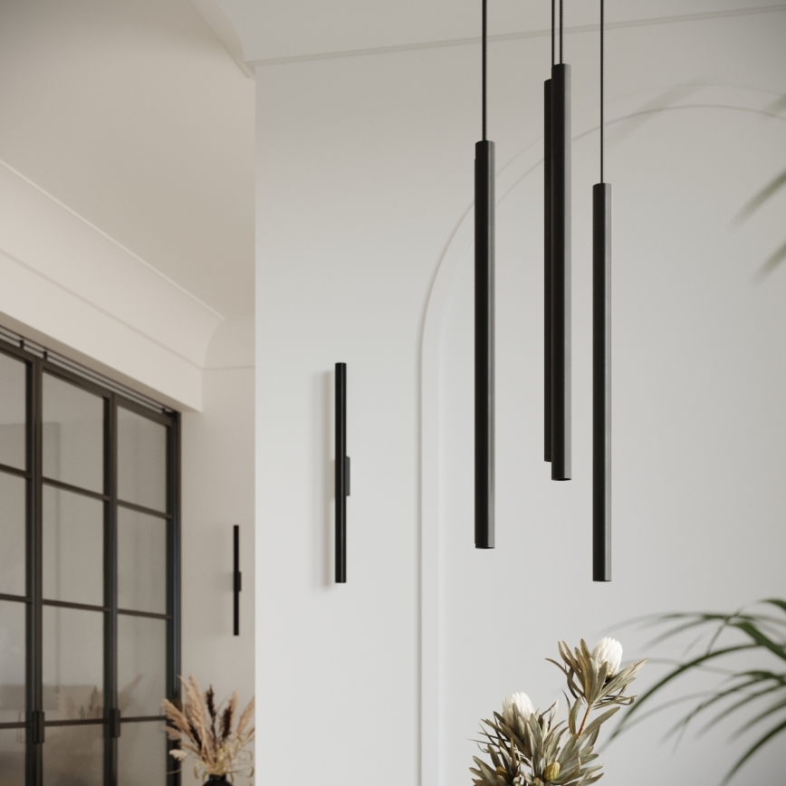 Vägglampa PASTELO 2xG9/8W/230V svart