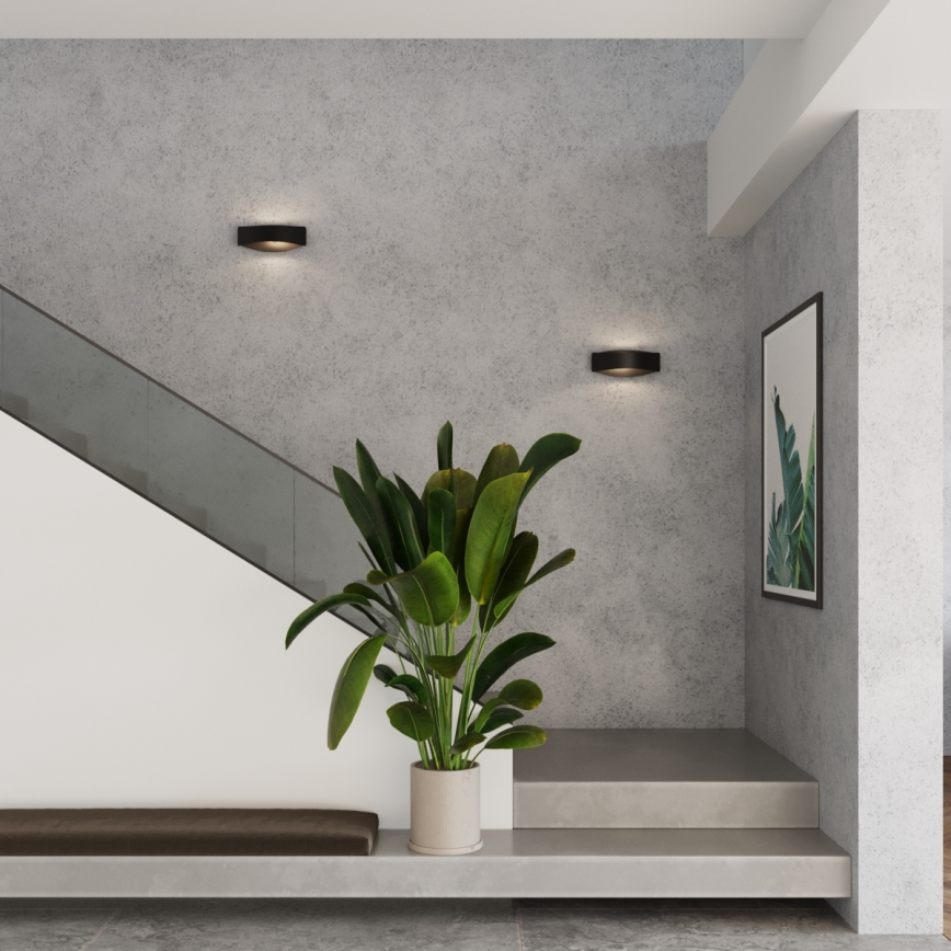 Vägglampa TONI 1xG9/8W/230V svart