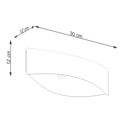 Vägglampa TONI 1xG9/8W/230V svart