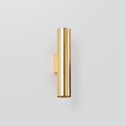 Vägglampa LAGOS 2xGU10/10W/230V guld