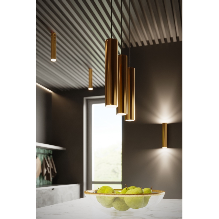 Spotlight LAGOS 1xGU10/10W/230V 30 cm guld