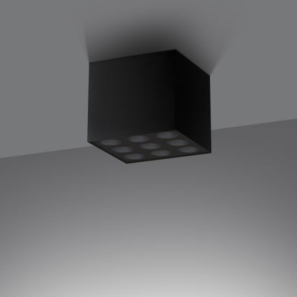 LED spotlight OZZY LED/16W/230V svart