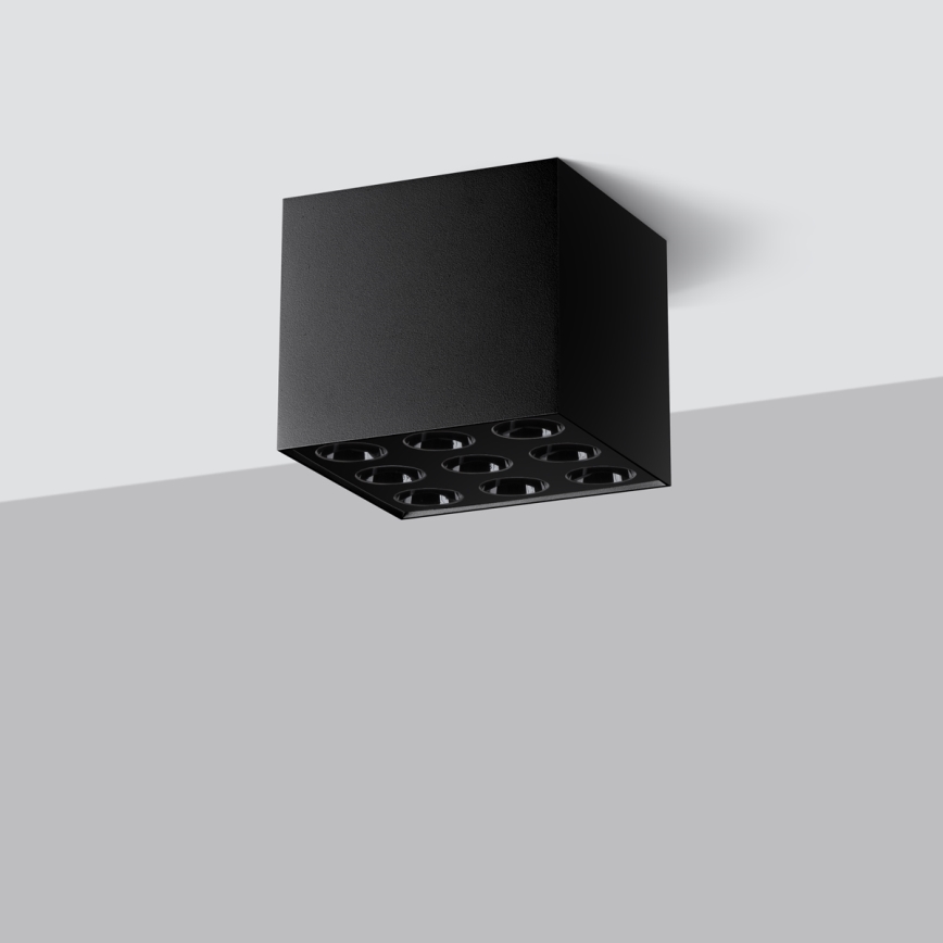 LED spotlight OZZY LED/16W/230V svart