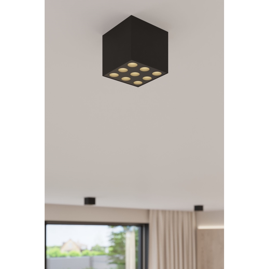 LED spotlight OZZY LED/16W/230V svart