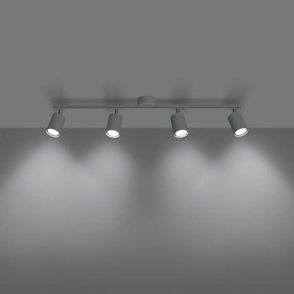 Spotlight LEMMI 4xGU10/10W/230V vit
