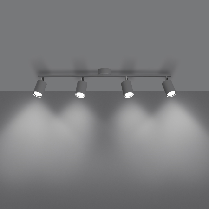 Spotlight LEMMI 4xGU10/10W/230V vit