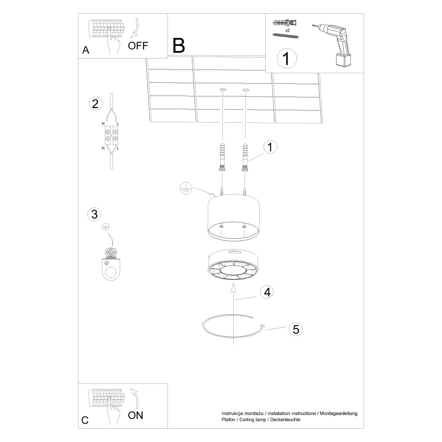 LED spotlight DIO LED/10W/230V vit