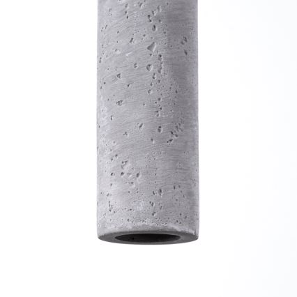 Ljuskrona med textilsladd PASTELO 1xG9/8W/230V betong