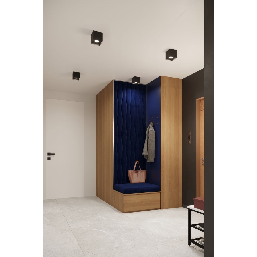 Spotlight HATI 1xGU10/10W/230V svart