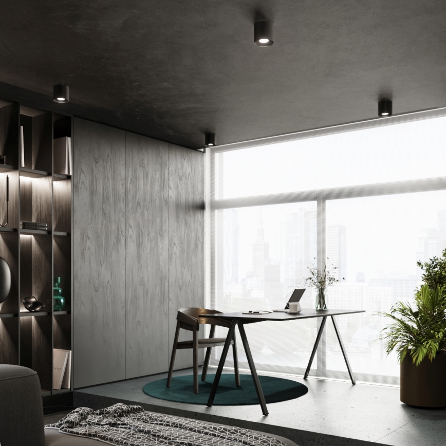 Spotlight MIKA 1xGU10/10W/230V svart