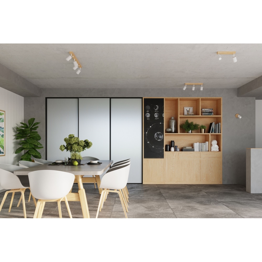 Spotlight VERDO 4xGU10/10W/230V vit/bok