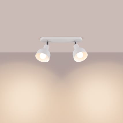 Spotlight ELBA 2xE27/15W/230V vit