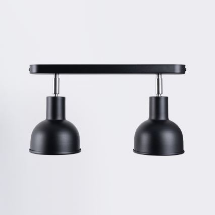 Spotlight ELBA 2xE27/15W/230V svart