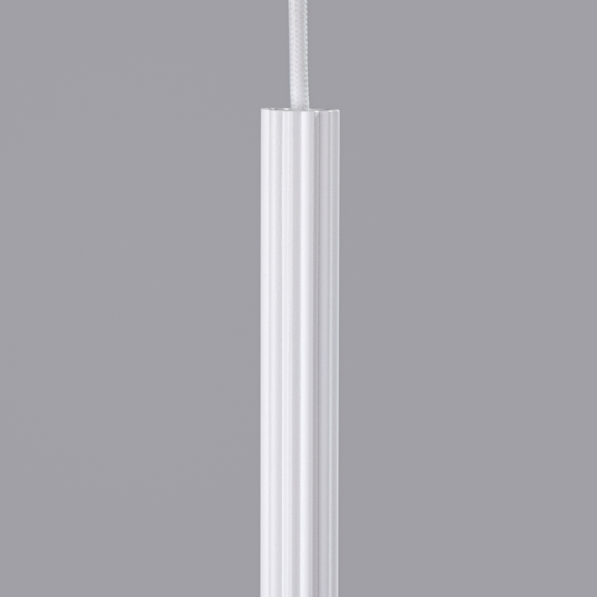 Ljuskrona med textilsladd ARCHE 1xG9/8W/230V vit