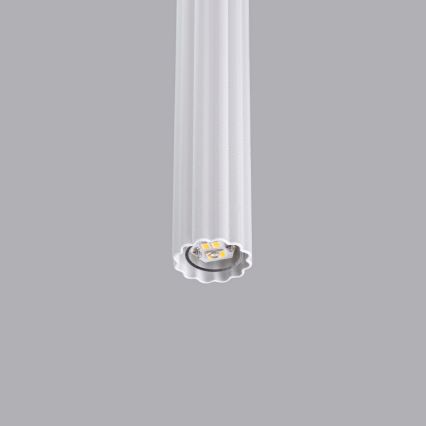 Ljuskrona med textilsladd ARCHE 1xG9/8W/230V vit