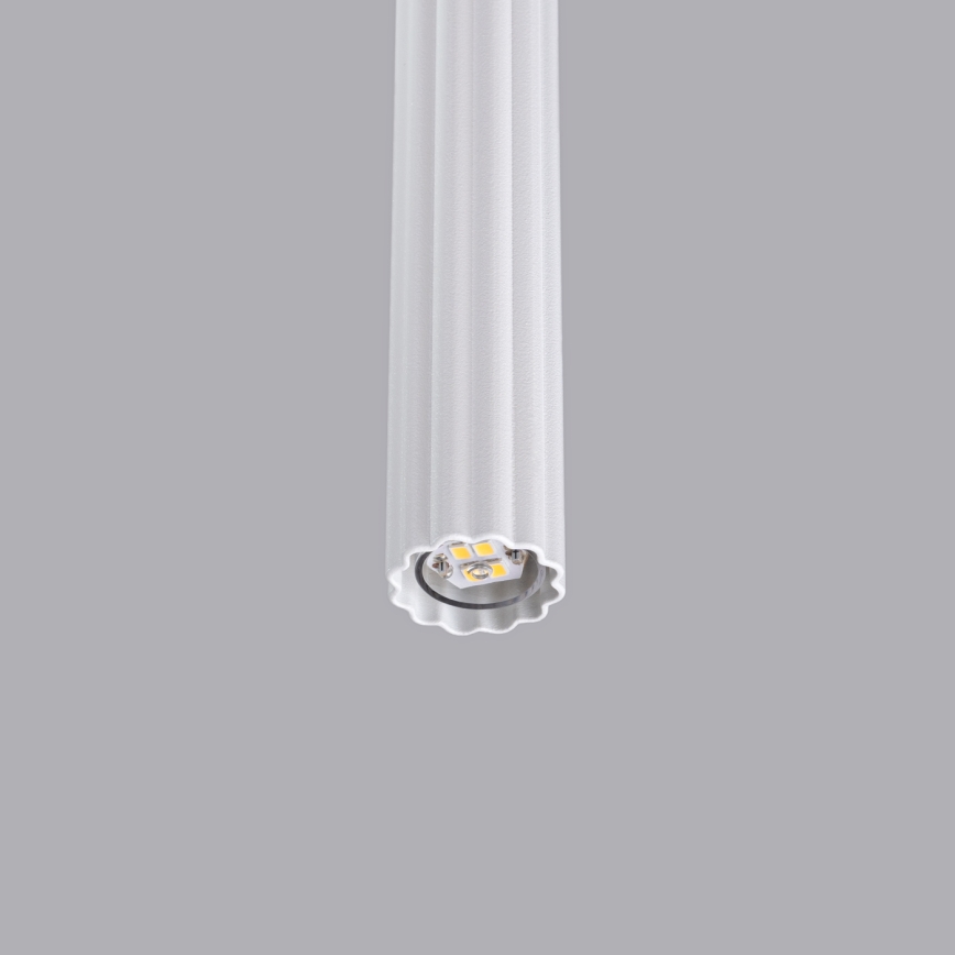 Ljuskrona med textilsladd ARCHE 1xG9/8W/230V vit