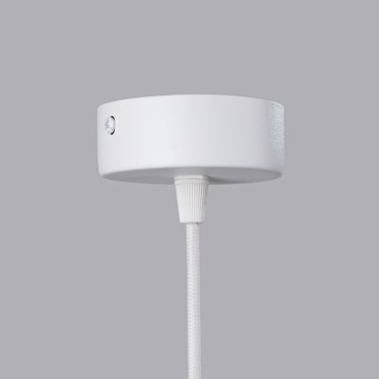 Ljuskrona med textilsladd ARCHE 1xG9/8W/230V vit