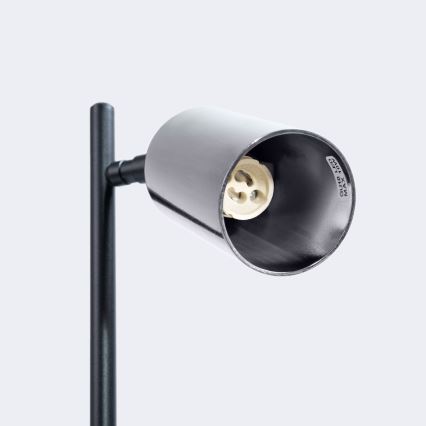 Bordslampa WINX 1xGU10/10W/230V svart/skinande krom