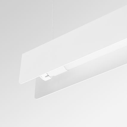 LED ljuskrona med textilsladd SPARK 1xG13/8,5W/230V vit