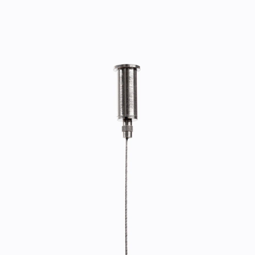 LED ljuskrona med textilsladd SPARK 1xG13/8,5W/230V svart