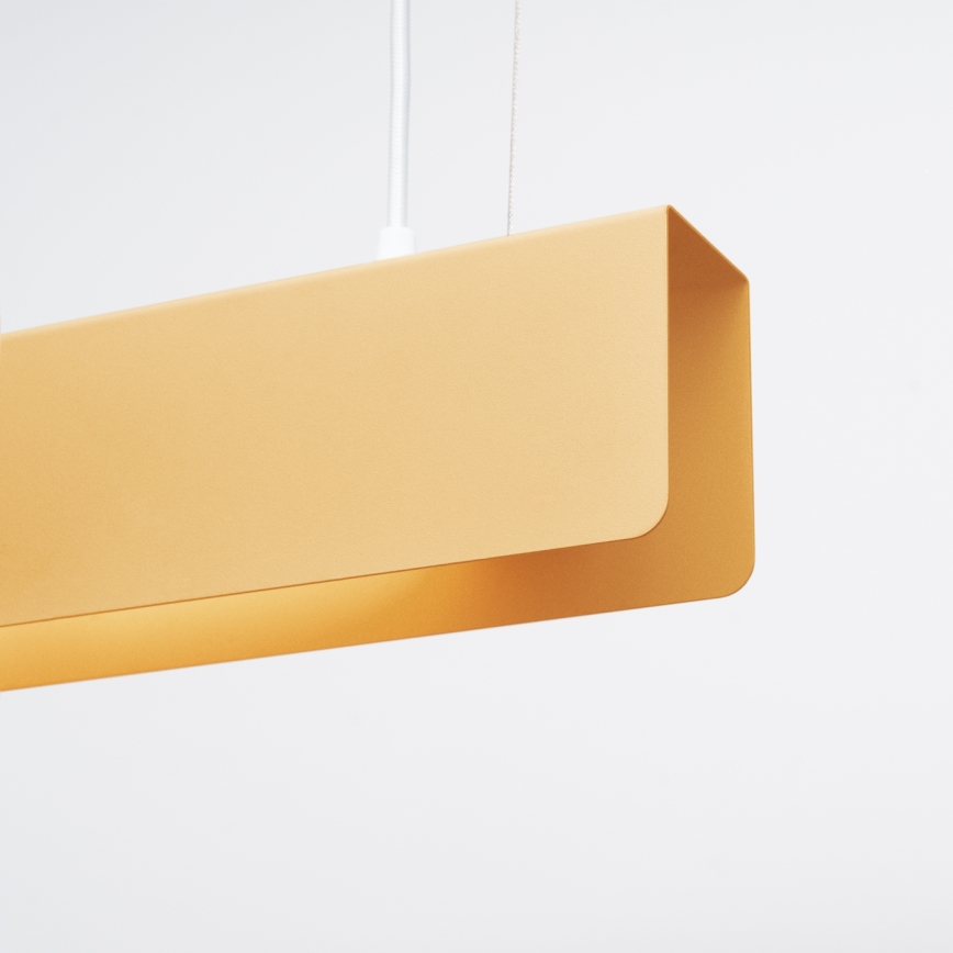LED ljuskrona med textilsladd SPARK 1xG13/8,5W/230V guld
