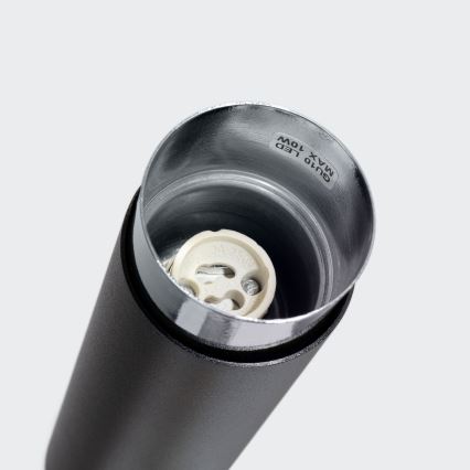 Spotlight NERO 1xGU10/10W/230V 22,5 cm svart/skinande krom