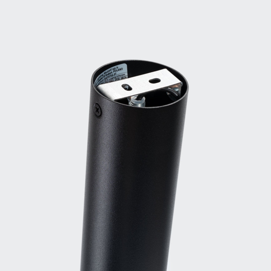 Spotlight NERO 1xGU10/10W/230V 22,5 cm svart/skinande krom