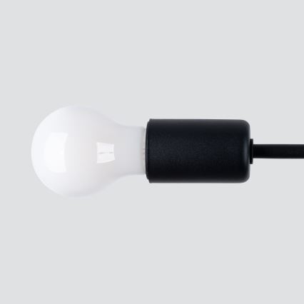 Pendelkrona NORAH 3xE27/15W/230V svart